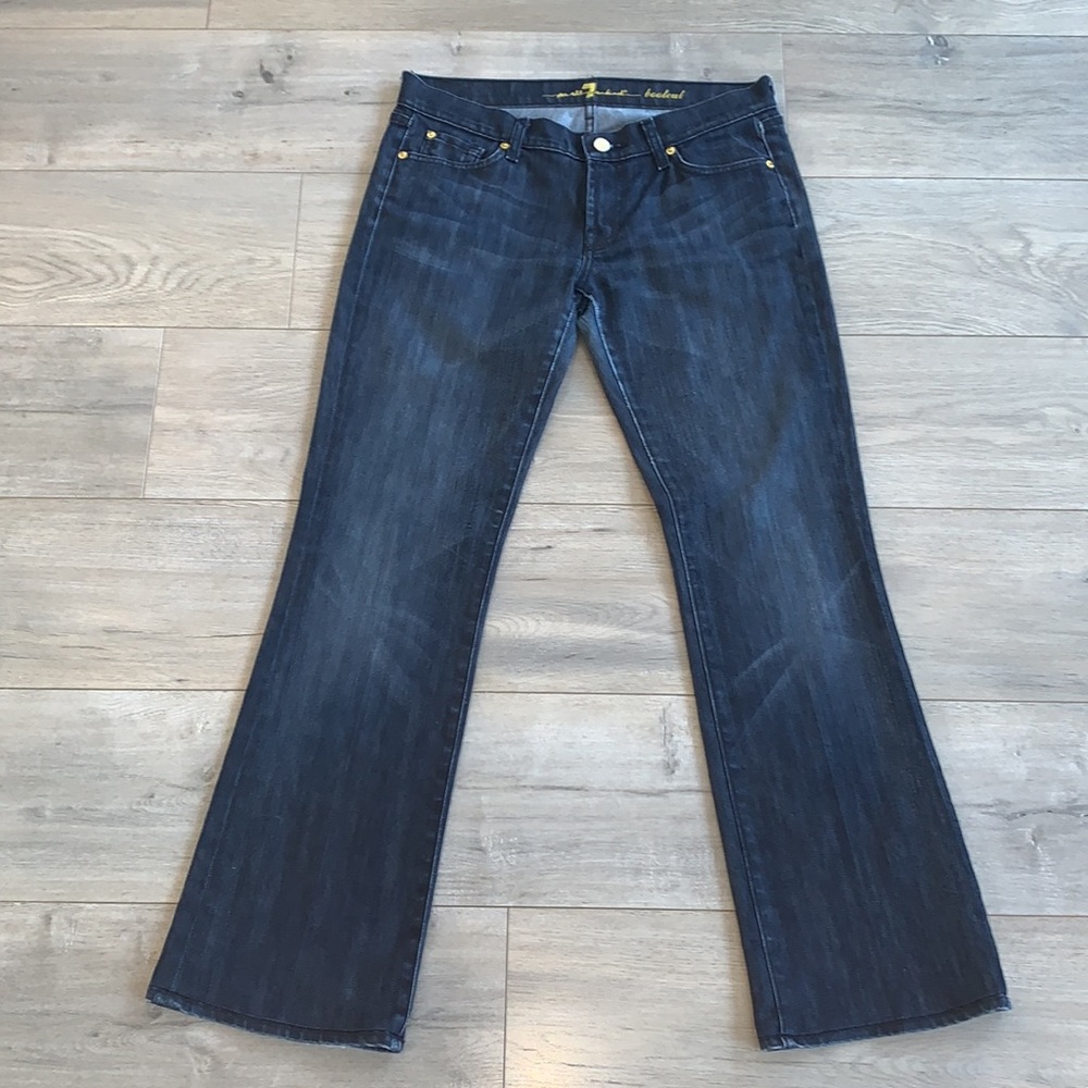 7 for all Mankind Bootcut Dark Blue Jeans 30/31” inseam
